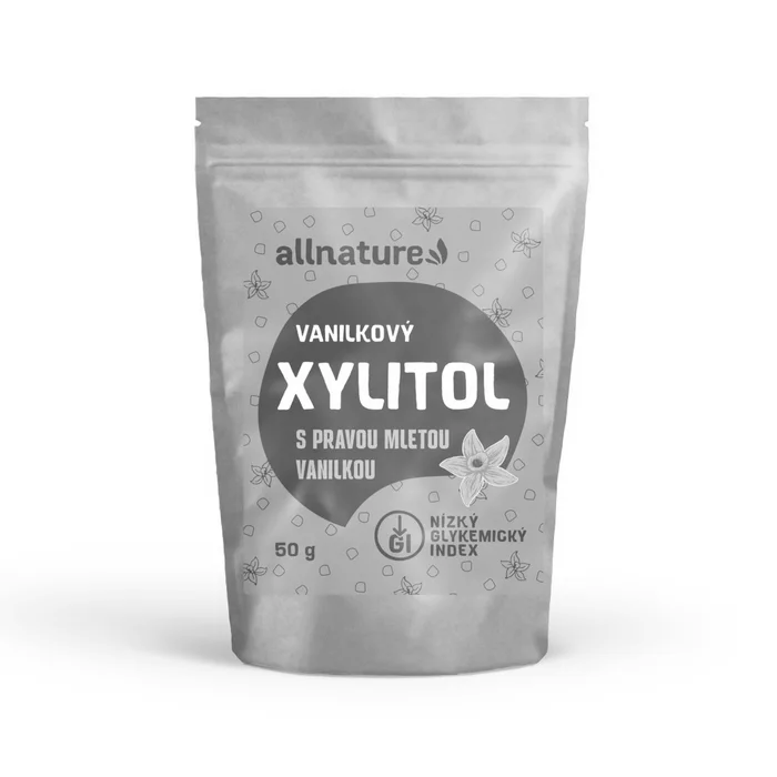 Allnature Xylitol s mletou vanilkou 50g